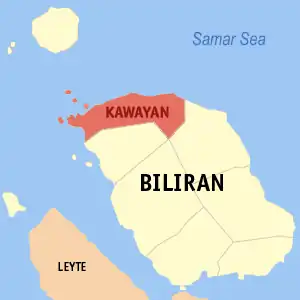 Kawayan na Biliran Coordenadas : 11°42'N, 124°22'E