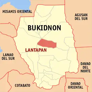 Lantapan na Bukidnon Coordenadas : 8°0'0"N, 125°1'24"E