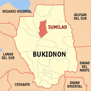 Sumilao na Bukidnon Coordenadas : 8°19'41"N, 124°58'42"E
