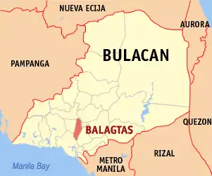 Balagtas na Bulacan Coordenadas : 14°48'52.09"N, 120°54'30.49"E