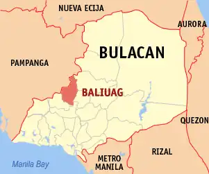 Baliwag na Bulacan Coordenadas : 14°57'14"N, 120°54'4"E