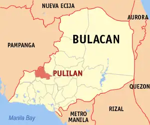 Pulilan na Bulacan Coordenadas : 14°54'7"N, 120°50'56"E