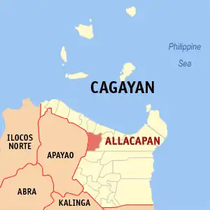 Allacapan na Cagayan Coordenadas : 18°13'37.08"N, 121°33'20.10"E
