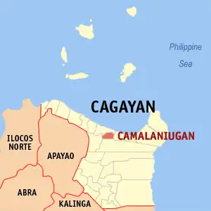 Camalaniugan na Cagayan Coordenadas : 18°16'32"N, 121°40'32"E