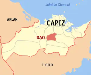 Dao na Capiz Coordenadas : 11°23'39.98"N, 122°41'8.99"E