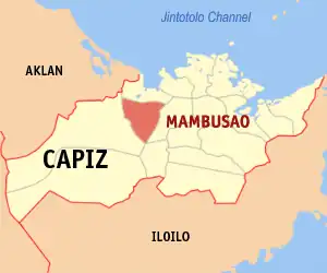 Mambusao na Capiz Coordenadas : 11°25'48"N, 122°35'43"E