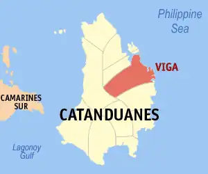 Viga na Catanduanes Coordenadas : 13°52'N, 124°18'E