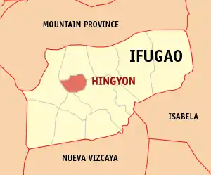 Hingyon na Ifugao Coordenadas : 16°51'8"N, 121°5'56"E