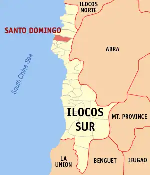 Santo Domingo na Ilocos Sul Coordenadas : 17°38'29"N, 120°24'39"E