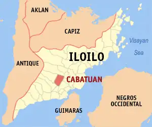 Cabatuan na Iloilo Coordenadas : 10°53'N, 122°29'E