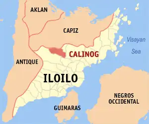 Calinog na Iloilo Coordenadas : 11°8'N, 122°30'E
