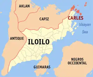 Carles na Iloilo Coordenadas : 11°34'N, 123°8'E