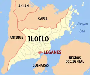 Leganes na Iloilo Coordenadas : 10°47'N, 122°35'E