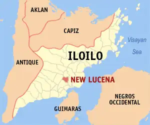 Nova Lucena na Iloilo Coordenadas : 10°53'N, 122°36'E