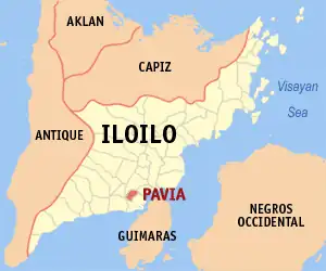 Pavia na Iloilo Coordenadas : 10°46'30"N, 122°32'30"E