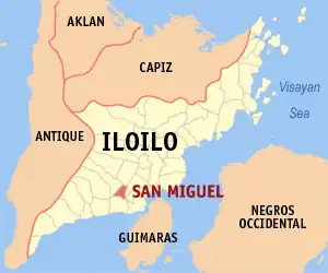 San Miguel na Iloilo Coordenadas : 10°47'N, 122°28'E