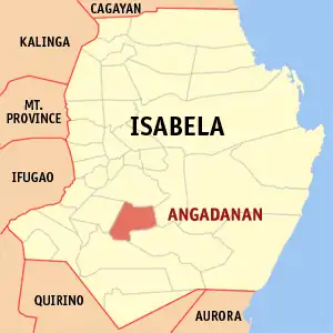 Angadanan na Isabela Coordenadas : 16°45'25.74"N, 121°44'52.54"E