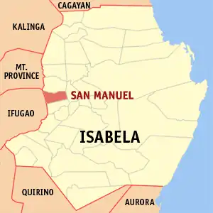 San Manuel na Isabela Coordenadas : 17°1'N, 121°38'E
