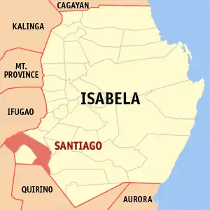 Santiago na Isabela Coordenadas : 16°41'N, 121°33'E