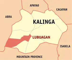Lubuagan na Kalinga Coordenadas : 17°21'N, 121°11'E