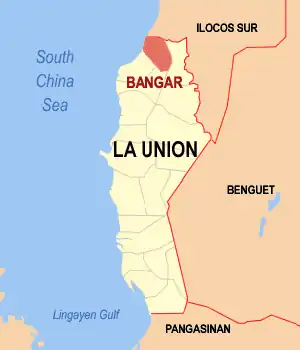 Bangar na La Union Coordenadas : 16°53'35"N, 120°25'23"E