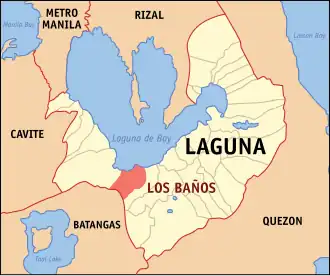 Los Baños na Laguna Coordenadas : 14°10'N, 121°13'E