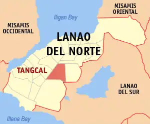 Tangcal na Lanao do Norte Coordenadas : 8°2'46.63"N, 123°56'36.36"E