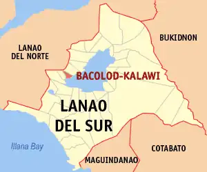 Bacolod-Kalawi na Lanao do Sul Coordenadas : 7°51'19.87"N, 124°8'23.38"E