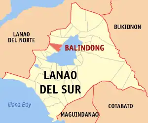Balindong na Lanao do Sul Coordenadas : 7°54'41.29"N, 124°12'1.34"E