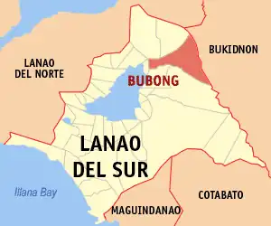 Bubong na Lanao do Sul Coordenadas : 7°58'59.09"N, 124°23'8.21"E