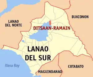 Ditsaan-Ramain na Lanao do Sul Coordenadas : 7°58'43.42"N, 124°21'18.36"E