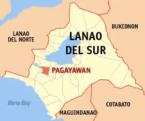 Pagayawan na Lanao do Sul Coordenadas : 7°47'56.76"N, 124°5'53.29"E