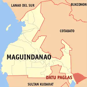 Datu Paglas na Maguindanao do Sul Coordenadas : 6°46'1"N, 124°51'0"E