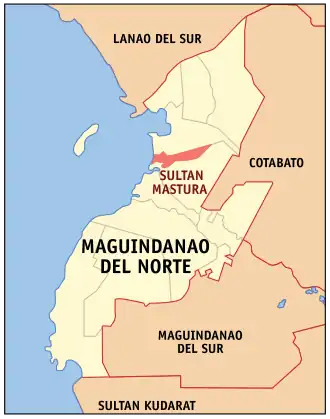 Sultan Mastura na Maguindanao do Norte Coordenadas : 7°17'0"N, 124°18'0"E