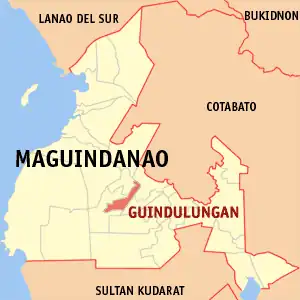 Guindulungan na Maguindanao do Sul Coordenadas : 6°58'35.2"N, 124°23'10.0"E