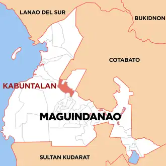 Kabuntalan na Maguindanao do Norte Coordenadas : 7°7'6.51"N, 124°21'52.55"E