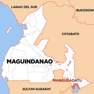 Mangudadatu na Maguindanao do Sul Coordenadas : 6°38'47.80"N, 124°47'9.12"E