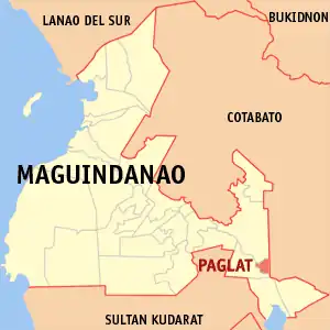 Paglat na Maguindanao do Sul Coordenadas : 6°46'51.83"N, 124°47'5.61"E