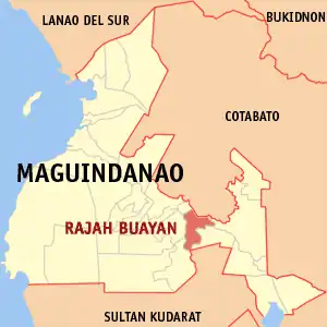 Rajah Buayan na Maguindanao do Sul Coordenadas : 6°54'38.99"N, 124°33'2.99"E