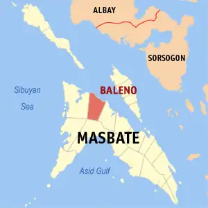 Baleno na Masbate Coordenadas : 12°28'26.04"N, 123°29'53.52"E