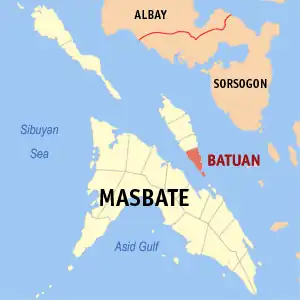 Batuan na Masbate Coordenadas : 12°25'20"N, 123°46'54"E