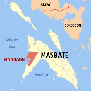 Mandaon na Masbate Coordenadas : 12°13'33.38"N, 123°17'3.16"E