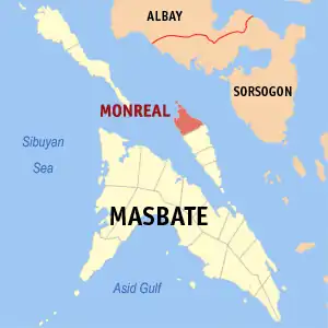 Monreal na Masbate Coordenadas : 12°38'38.40"N, 123°39'53.28"E
