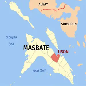 Uson na Masbate Coordenadas : 12°13'31.08"N, 123°47'0.24"E