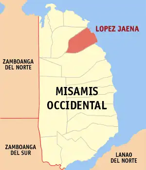 Lopez Jaena na Misamis Ocidental Coordenadas : 8°33'0.000"N, 123°46'0.000"E