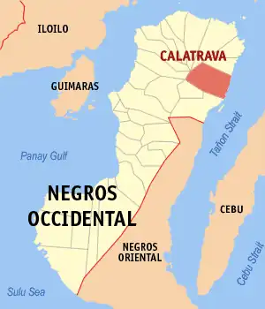 Calatrava na Negros Ocidental Coordenadas : 10°36'N, 123°29'E