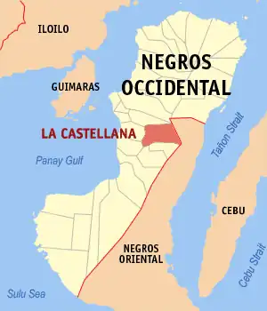 La Castellana na Negros Ocidental Coordenadas : 10°21'N, 123°4'E