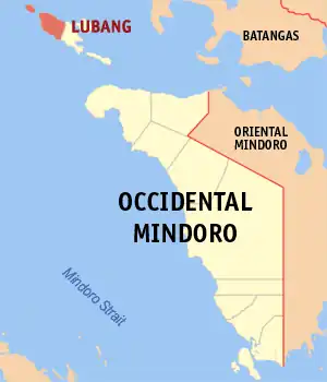 Lubang na Ocidental Mindoro Coordenadas : 13°51'31"N, 120°7'22"E