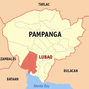 Lubao na Pampanga Coordenadas : 14°56'N, 120°36'E