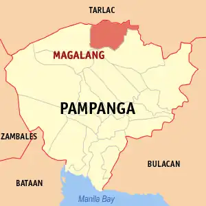 Magalang na Pampanga Coordenadas : 15°12'50"N, 120°39'43"E